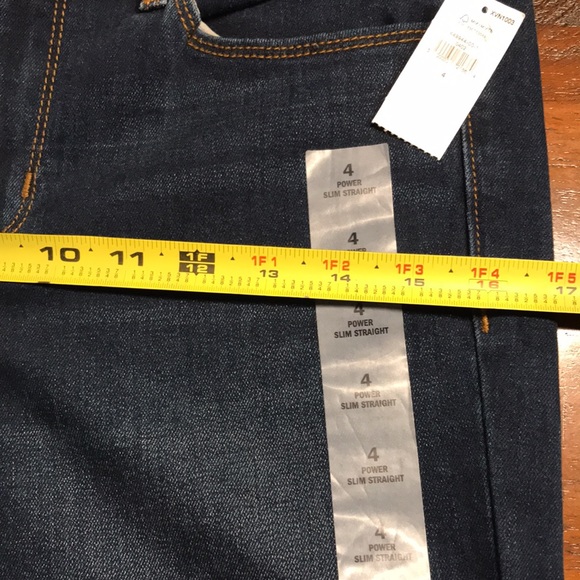 Old Navy Mid-Rise Power Slim Straight Jeans - Picture 10 of 12
